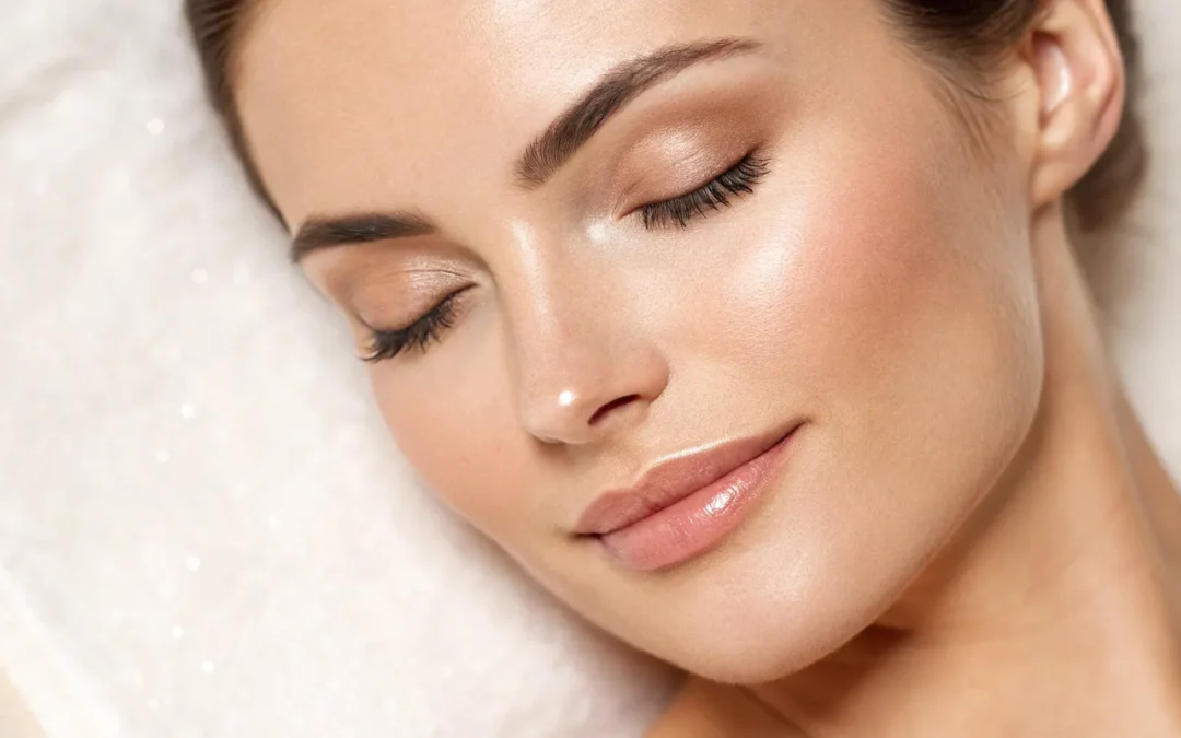 Woman with a smooth, glowing complexion after a laser skin resurfacing treatment.